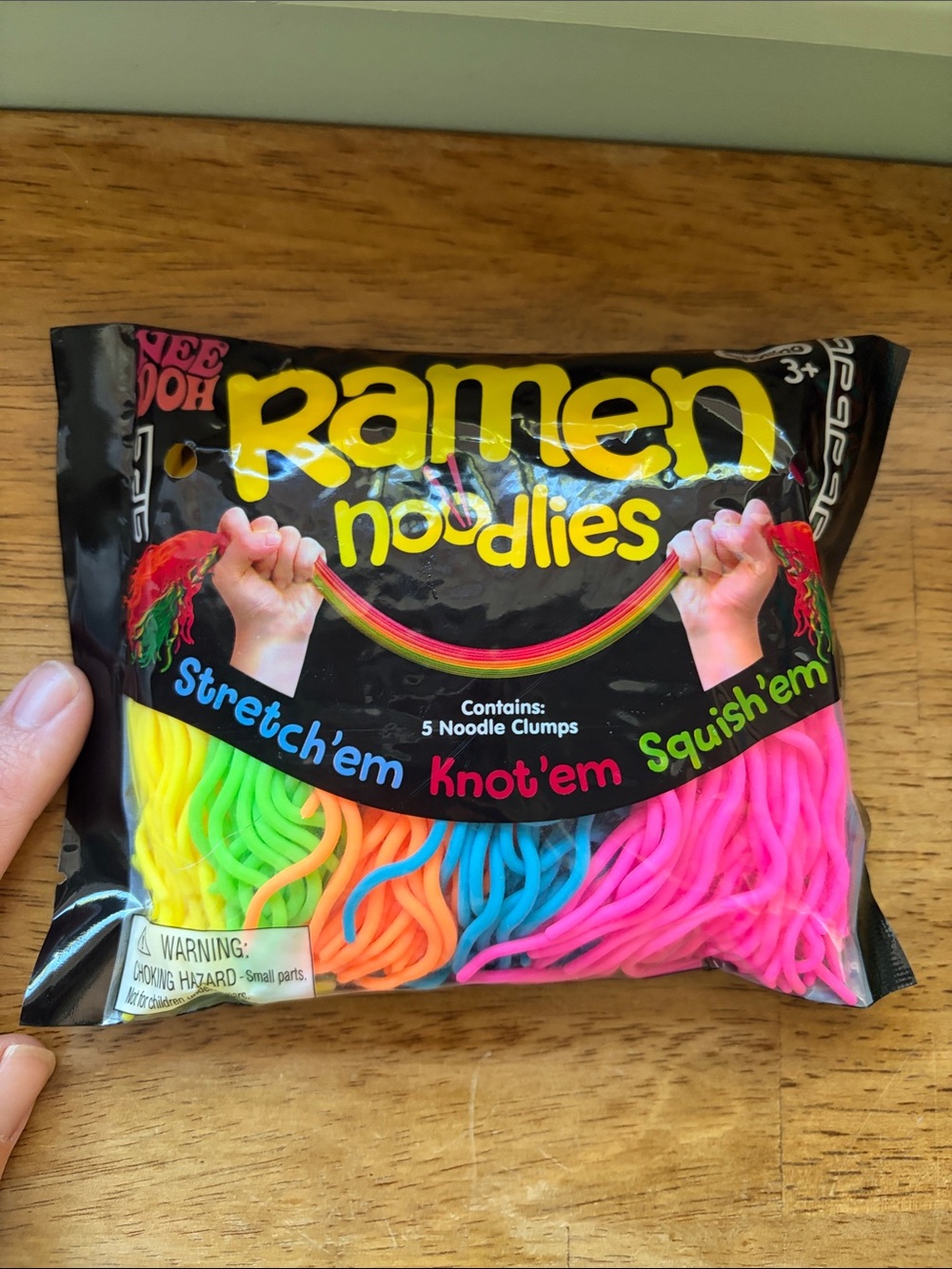 Needoh Ramen Noodlies Stretchable Sensory Toy - Multicolor